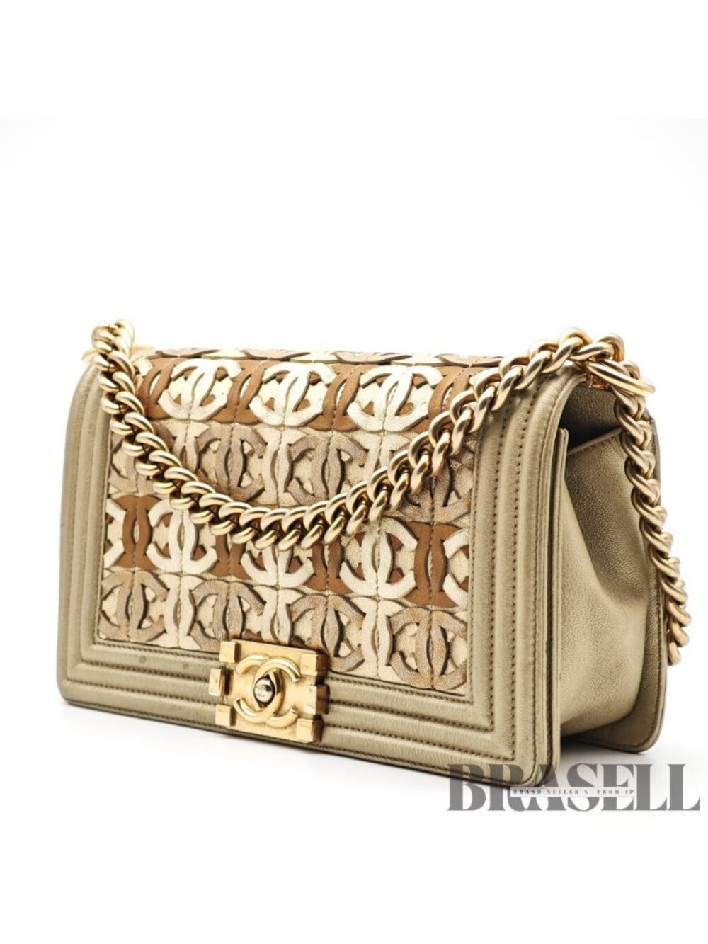Chanel Boy Dubai Limited Lambskin Chain Shoulder Bag